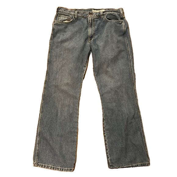 DKNY Denim Straight Leg Blue Jeans Mens 38x32 Medium Wash - Picture 1 of 12